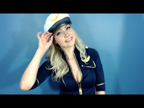 ASMR Flight Attendant Personal Attention RolePlay ❤️