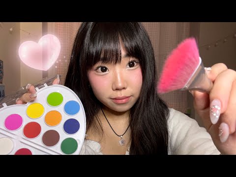 ASMR| 🎨Face painting therapy session❤️‍🩹