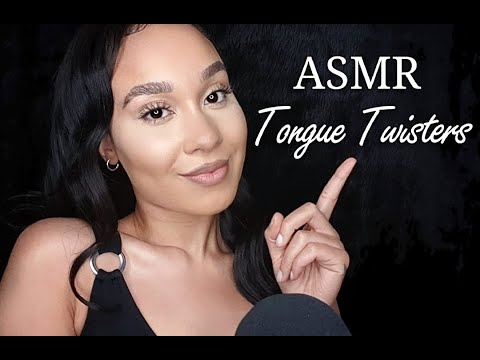 ASMR Tongue Twisters⭐ Relaxing Up Close Whispers
