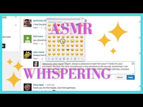 ASMR ✨Whispering and replying comments ✨