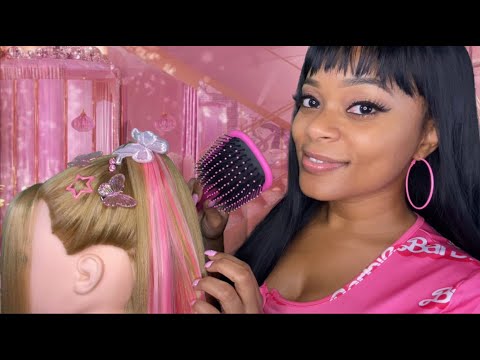 ASMR | 👛 Barbie Hair Salon Role-play | Barbieland