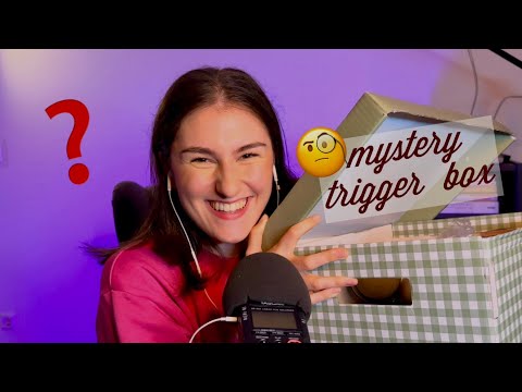 [ASMR] mystery trigger box 🧐🤍(german/deutsch)
