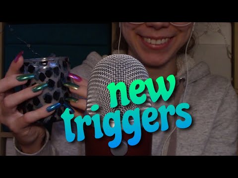 ASMR || ALL NEW triggers to give you all the tingles 🕯💙 (tapping, scratching, ...)