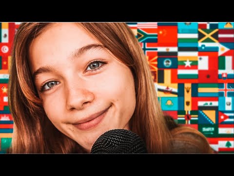 {ASMR} WHISPERING IN DIFFERENT LANGUAGES! 2.0