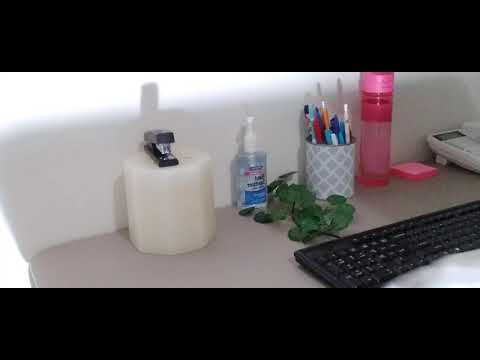 Cleaning My Desk Area ASMR