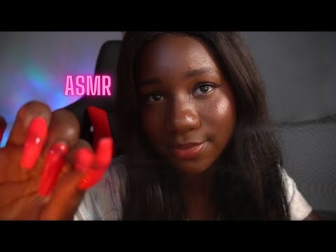 ASMR Getting A Spiderweb Off Your Face 🕷️( Personal attention ,tingly mouth sounds + light triggers