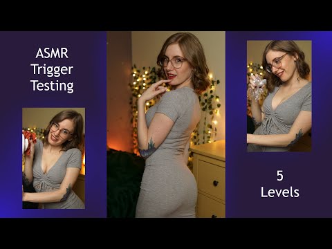 ASMR | Trigger Testing (breathing, tapping, ear play, tissue paper, plastic wrap)
