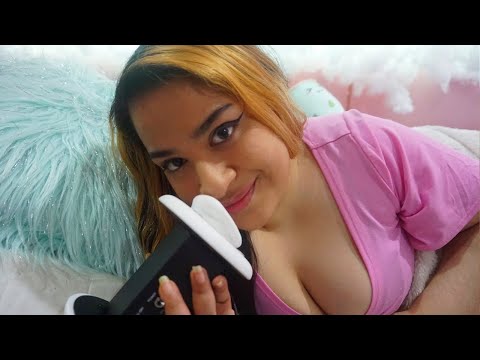 ASMR Deep Breathing & Blowing In Ear | Tingles Up Close