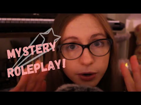 ASMR Up-close and semi-chaotic mystery roleplay! ~ face touching, personal attention ~