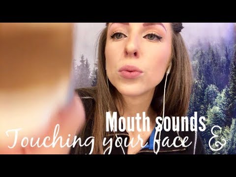 ASMR| Doing Your Makeup (brushing, mouth sounds & tapping)