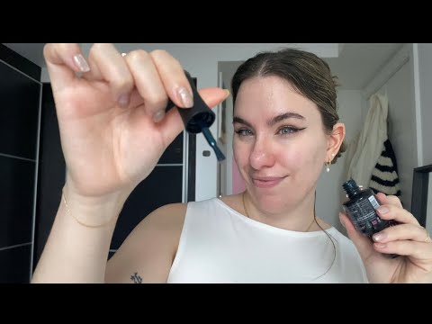 ASMR Doing Your Nails for a Party | Nail Application and Polish Sounds