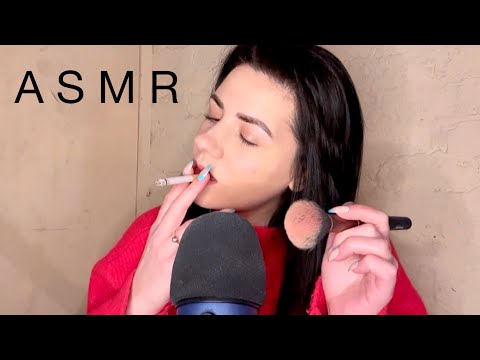 ASMR | Smoking, Whispering & Mic Brushing ~Tingle Overload~