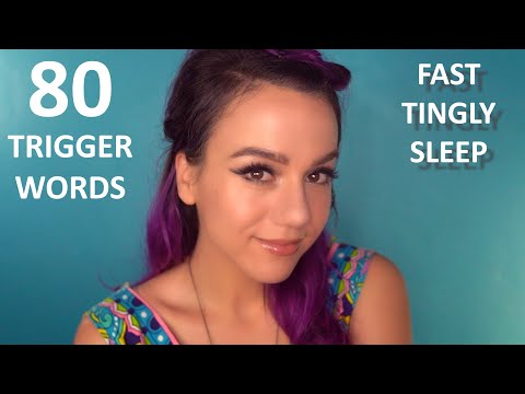 ASMR 80 TRIGGER WORDS FOR FAST TINGLY SLEEP