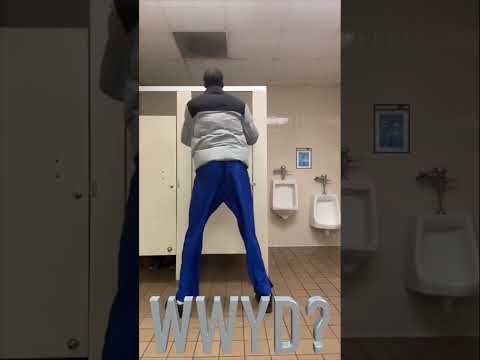 Toilet Trouble 😬#shorts #funny #awkward