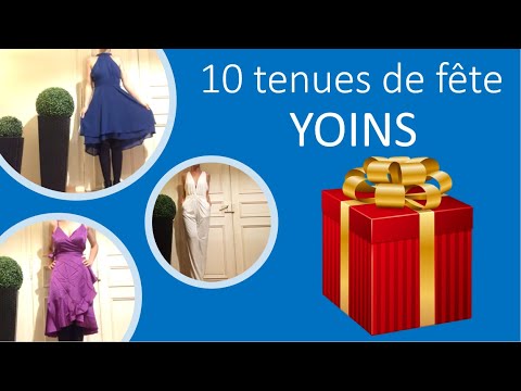 { ASMR FR } UNBOXING 10 robes pour les fêtes de fin d'année * Yoins