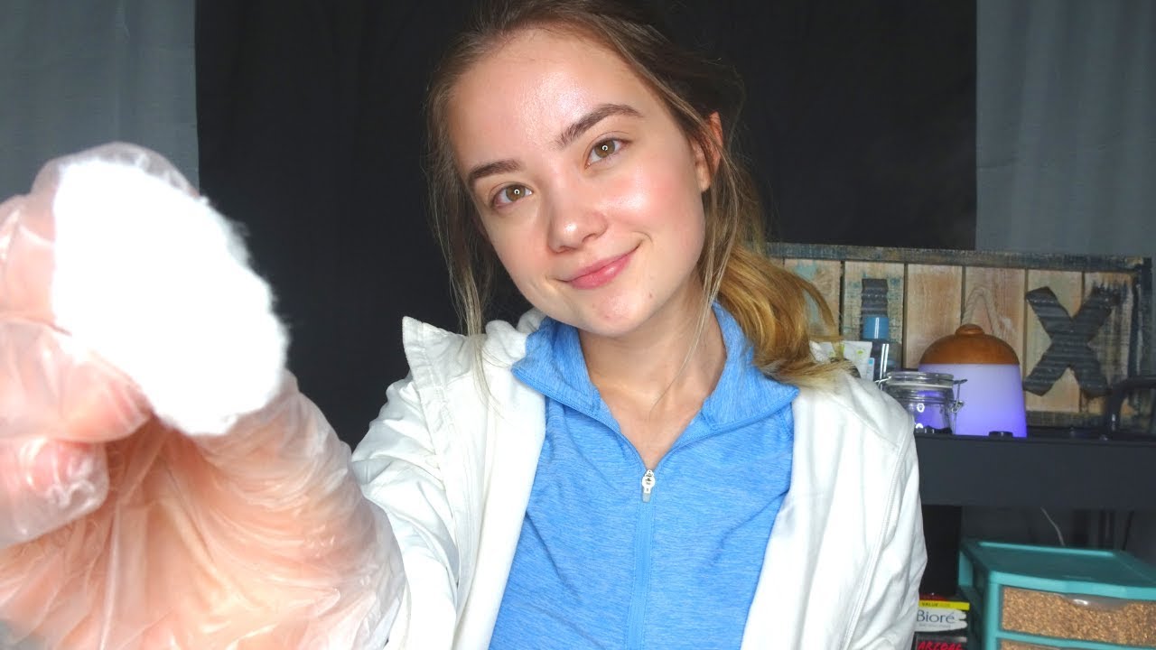 ASMR Sleepy Spa Skincare 💤 | Personal Attention Role Play, Glove Sounds, Tapping...