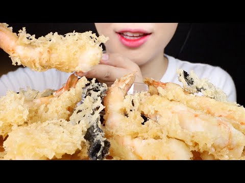 ASMR Shrimp Tempura and Fried Seaweed | Crunchy Fried Foods | Eating Sounds Mukbang