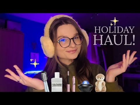 ASMR What I got for Christmas (AND my Birthday AND New Years' 😅)