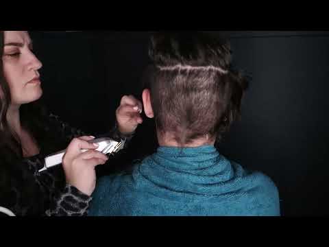 ASMR Haircut • Shaving Undercut [Real Person]