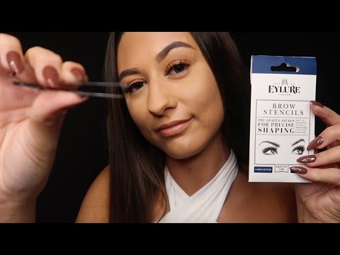 [ASMR] Brow Treatment & Shaping Role Play || Up-Close Personal Attention ♡