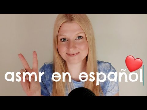 ASMR Tratando de hablar Español: Diciendo 50 palabras 😍 (Trying to speak Spanish, saying 50 words!)😍