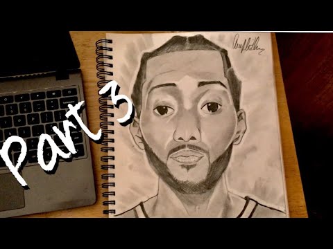 [Asmr] Drawing Kawhi Leonard part 3