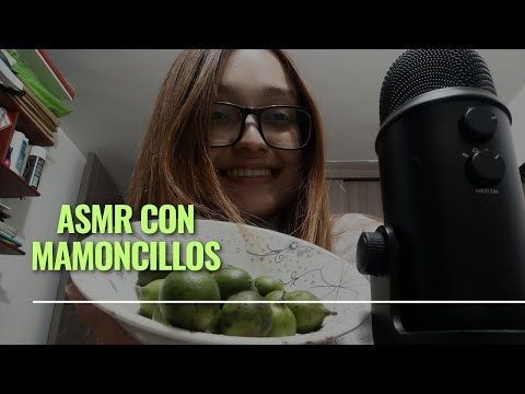 ASMR | MOUTH SOUNDS Y L1CKINGS CON FRUTA: MAMONCILLOS