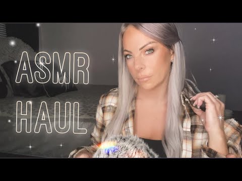 ASMR Clothing Haul | Lo-Fi Show And Tell Included | Relaxing Close Clicky Whisper | Gentle Tapping