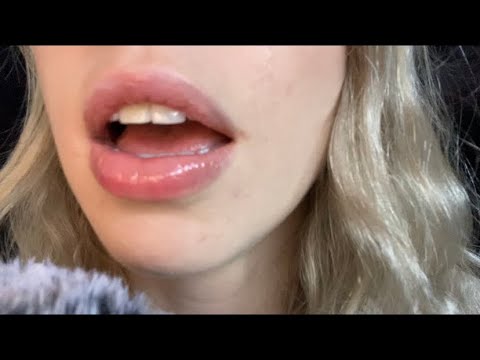 ASMR 20 Mins PURE INAUDIBLE WHISPERING (up close / mouth sounds /blue yeti)