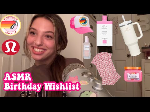 ASMR Birthday Wishlist (day 5)