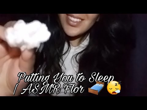 ASMR | Personal Attention Face Touching (ripping cotton, lotion sounds, hair brushing, ear cleaning)