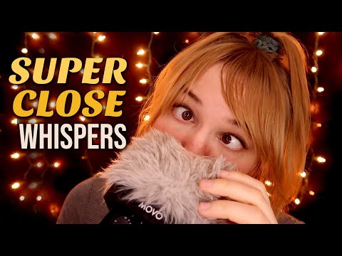 ASMR SUPER Close Whispers DEEP in Your BRAIN! (and also I was sleepy when I filmed this)