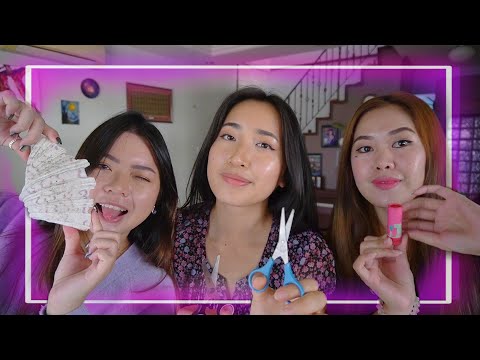 ASMR 1 minute triggers with the girls💓
