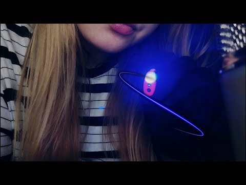 ASMR Follow The Light | Whispered/Mouth Sounds *Drawing on screen Effect*