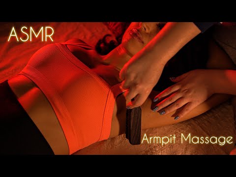 Relaxing Armpit Brushing and Asmr Massage 😴