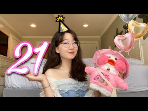 ASMR 21 Triggers for my 21st BIRTHDAY!!  🥳🤍 fabric scratching, fast tapping, fufu says + more!