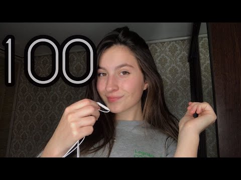 Asmr 100 triggers in one minute