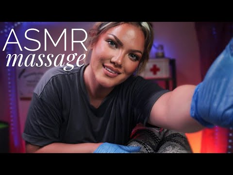 ASMR POV Massage & Adjustment, Full body Relaxation, *Realistic Joint Cracks* Red Light Therapy