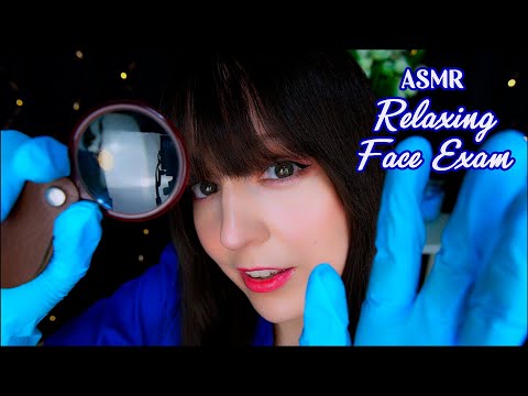 ⭐ASMR [Sub] Relaxing Face & Skin Exam, Doctor Roleplay (Close up, Soft Spoken)