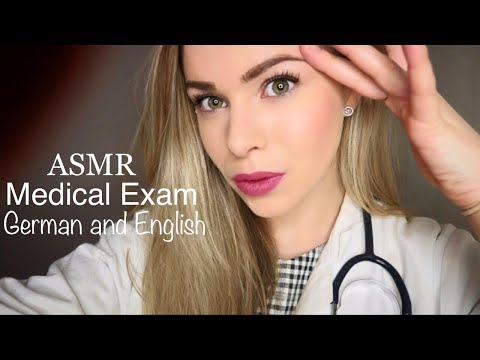 ASMR Medical Exam in German and English