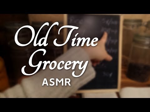 ASMR Shopping at the Old Time Town Shop Role Play
