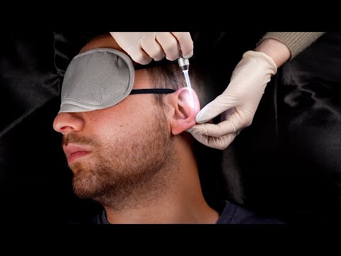 ASMR | Gentle EAR INSPECTION and CLEANING on a real person [TINGLY FRIDAY]
