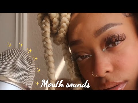 ASMR | Assorted M♡uth Sounds For Relaxation [ inaudible + breathy ]