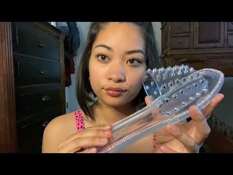 ASMR Slide Tapping and Whispering