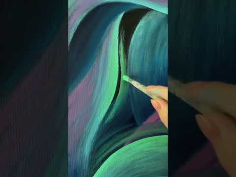 ASMR satisfying painting sounds 🌀