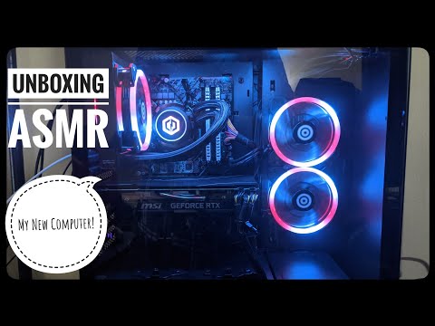 ASMR Unboxing my New Computer