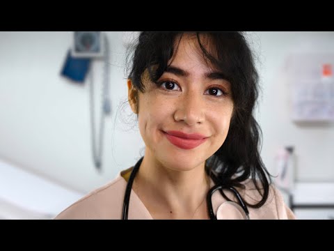 ASMR Physical Exam with a strong French accent