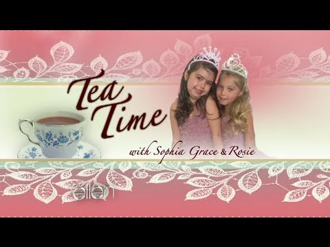 Tea Time with Sophia Grace  Rosie and Julie Bowen! On Ellen - Commentary