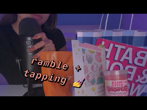 ASMR|| Shopping Haul 🛍 + Ramble, Tapping