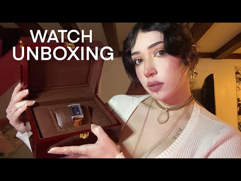 Watch Unboxing ASMR | Finger Fluttering, Hand Sounds, Tapping, Scratching, Close-Up Whispering